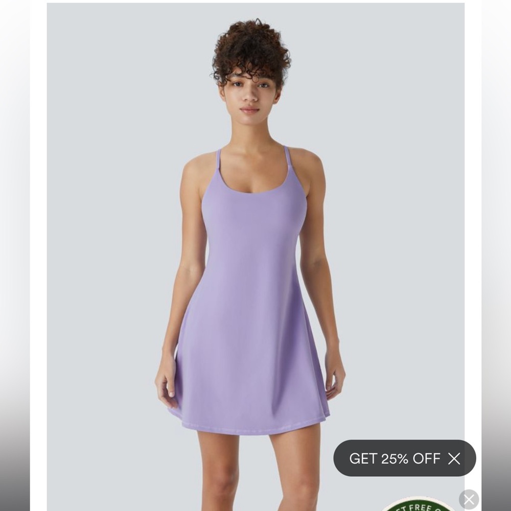 HALARA Women's Mini Dress in Lavender